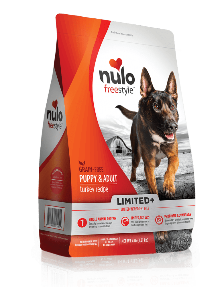Nulo FreeStyle Limited+ Grain Free Turkey Recipe Puppy & Adult Dry Dog Food
