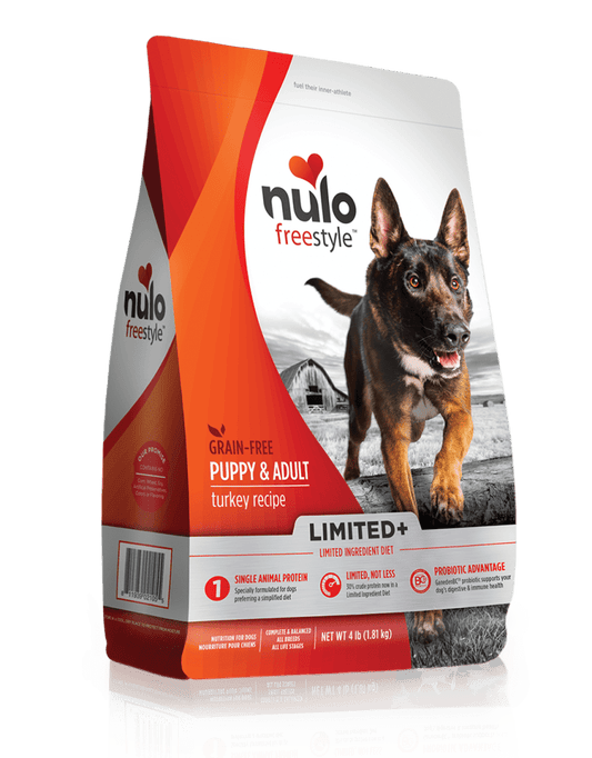Nulo FreeStyle Limited+ Grain Free Turkey Recipe Puppy & Adult Dry Dog Food