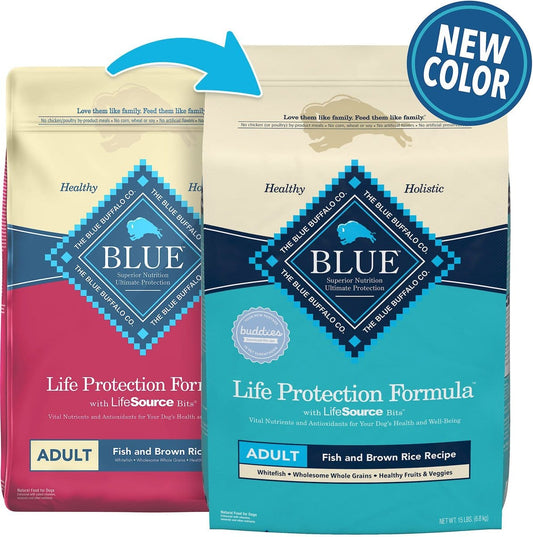 Blue Buffalo Life Protection Natural Fish & Brown Rice Recipe Adult Dry Dog Food