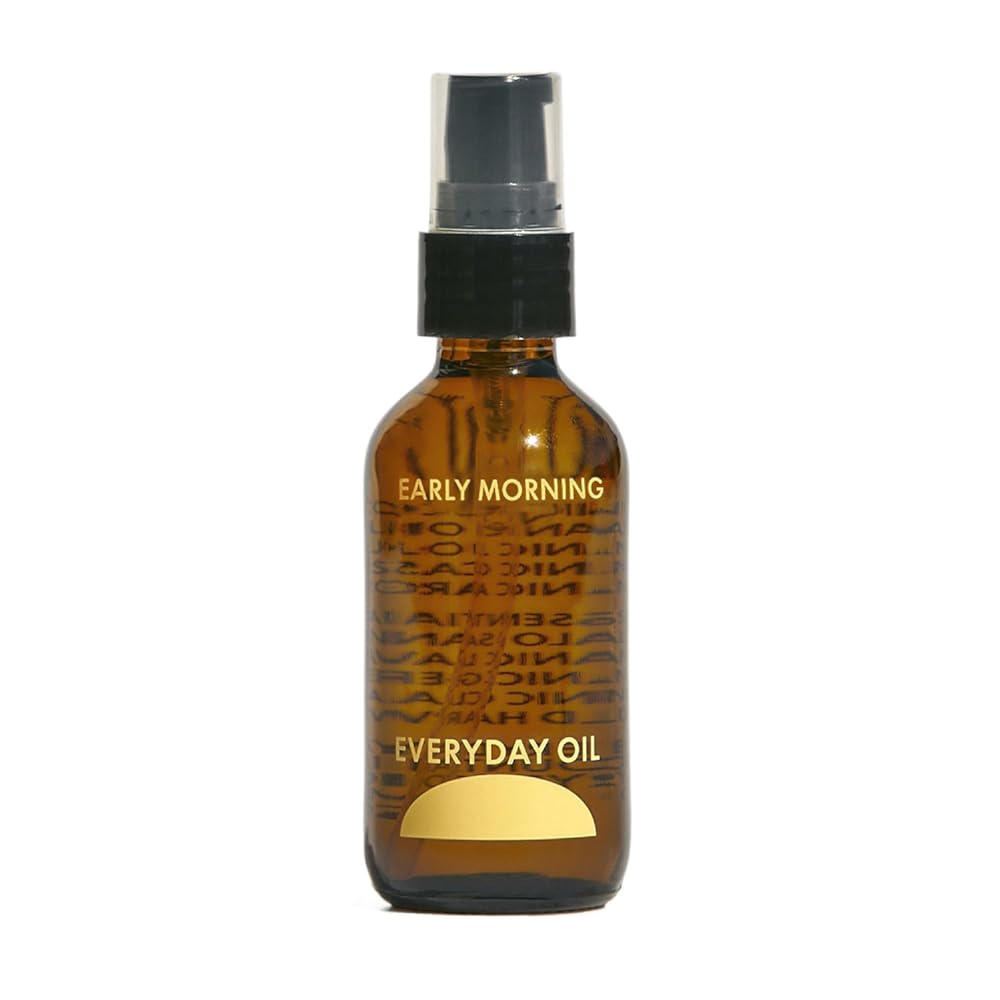 Everyday Oil Early Morning Blend, Face + Body Oil, Cleansing, Balancing, Hydrating, 2 fl oz.