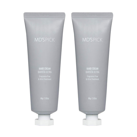 MD'S PICK Barista Hand Cream Ultra - 2X Intensive Moisturizing Version of Fragrance Free Hand Cream for Dry Cracked Hands, Working Hands of Women & Men 2.82 oz Tube (Pack of 2)