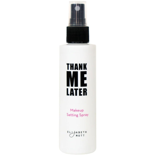 Elizabeth Mott Thank Me Later Face Makeup Setting Spray for Oily Skin-Weightless, Hydrating, Matte Dewy Glow Finishing Spray-Cruelty Free Long-Lasting Power Grip Formula,95ml