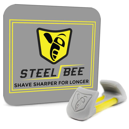 SteelBee Razor Saver | Anti-Rust Razor Cover | Blade Life-Extender | Travel Cartridge Protector | Corrosion-Preventing Attachment