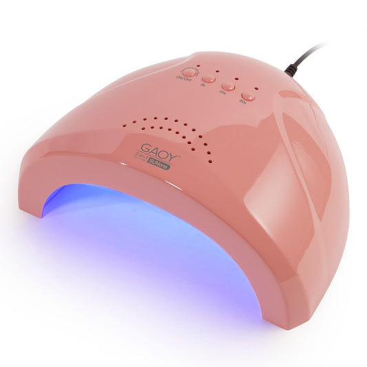 GAOY UV LED Nail Lamp, UV Light for Gel Polish, Professional Nail Dryer with Automatic Sensor, 3 Timers and Sensitive Mode, Pink