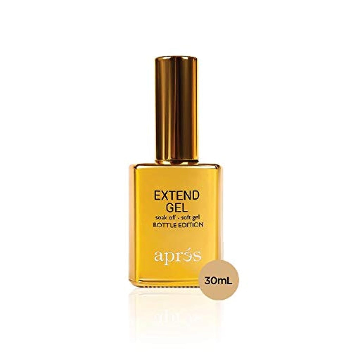 Aprés Extend Gel Gold Bottle Edition - Gel-X Tips Adhesive, No Primer or Bonder Needed (30 ml)