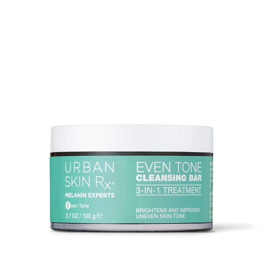 Urban Skin Rx¨ Even Tone Cleansing Bar | 3-in-1 Daily Cleanser, Exfoliator, and Brightening Mask Helps Diminish Dark Spots, Formulated with Kojic Acid, Azelaic Acid, and Niacinamide | 3.7 Oz