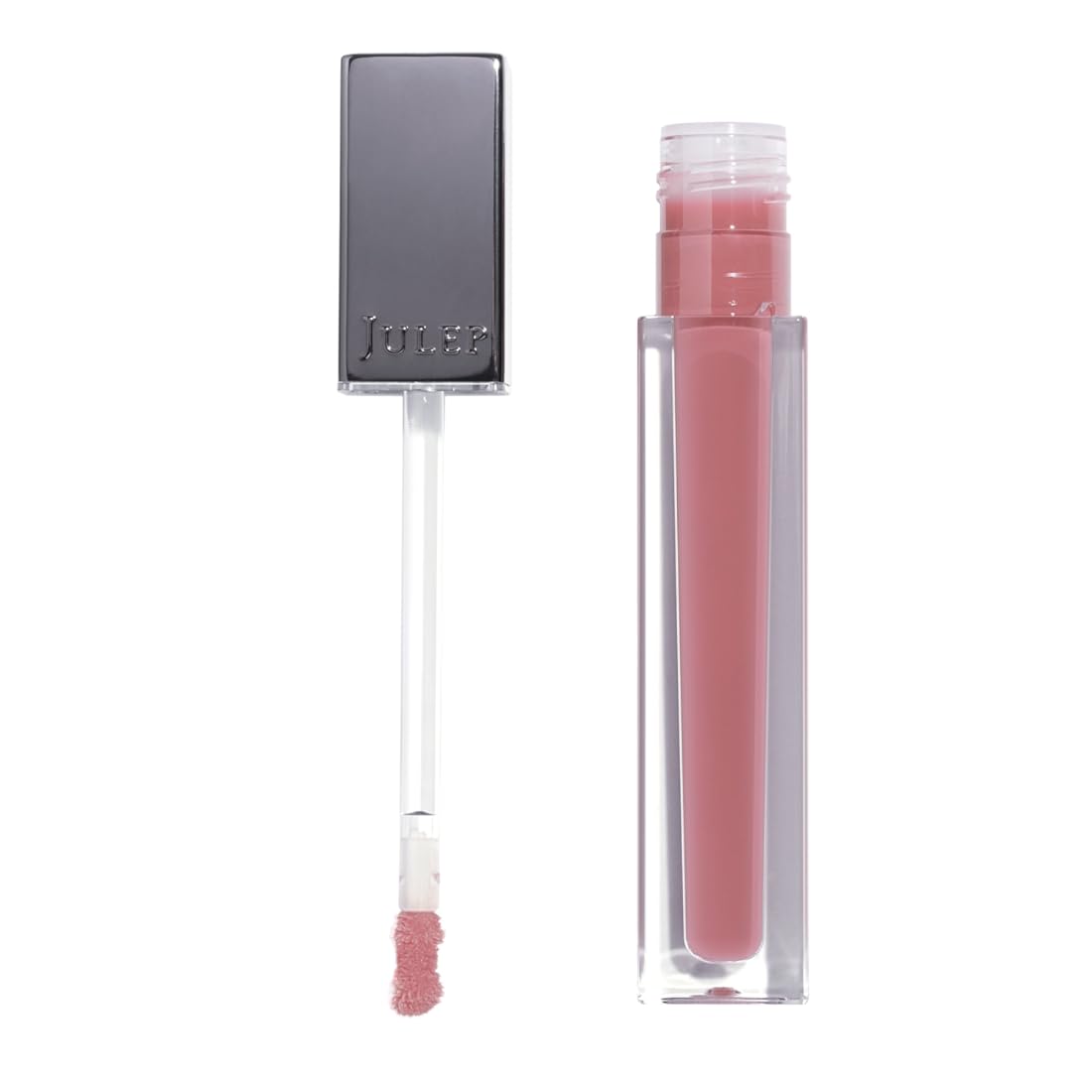 Julep So Plush Hydrating Lip Gloss - Vibes - High-Shine Hydrating Lightweight Lip Color - Non-Sticky Formula - Vitamin E Soothes and Repairs Lips