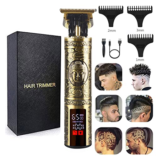 Frascio Professional Hair Clippers Zero Gapped Cordless Hair Trimmer Professional Haircut & Grooming Kit for Men USB Rechargeable Trimmer Barbers Clippers for Men Women Kids