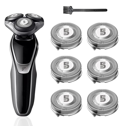 SH50 Replacement Heads for Philips Norelco Shaver - Precision Blades for Norelco 5000 Replacement Heads, SH50 Replacement Blades