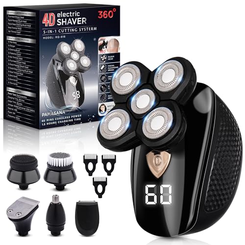 Head Shavers for Bald Men: Bald Head Shavers for Men - Head Shaver - Head Shavers for Men - Electric Head Shavers for Men - Head Razors for Bald Men - Bald Head Shaver - Head Shavers for Bald Men