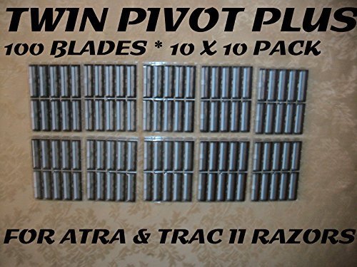 Personna Twin Pivot Plus - 100 Blades (10 x 10 Bulk Pack)