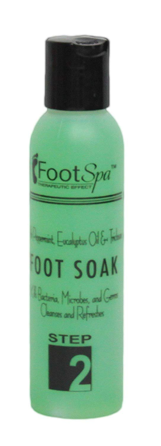 FOOT SPA - Foot Soak, Cleanses, Softens, and Refreshes - Made with Eucalyptus and Peppermint Oil – 4 Oz