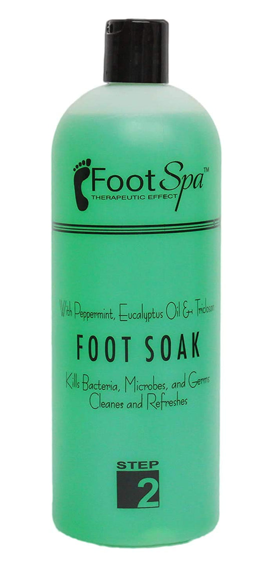 FOOT SPA – Foot Soak – Cleanses, Softens, and Refreshes - Made With Eucalyptus & Peppermint Oil – 32 Oz