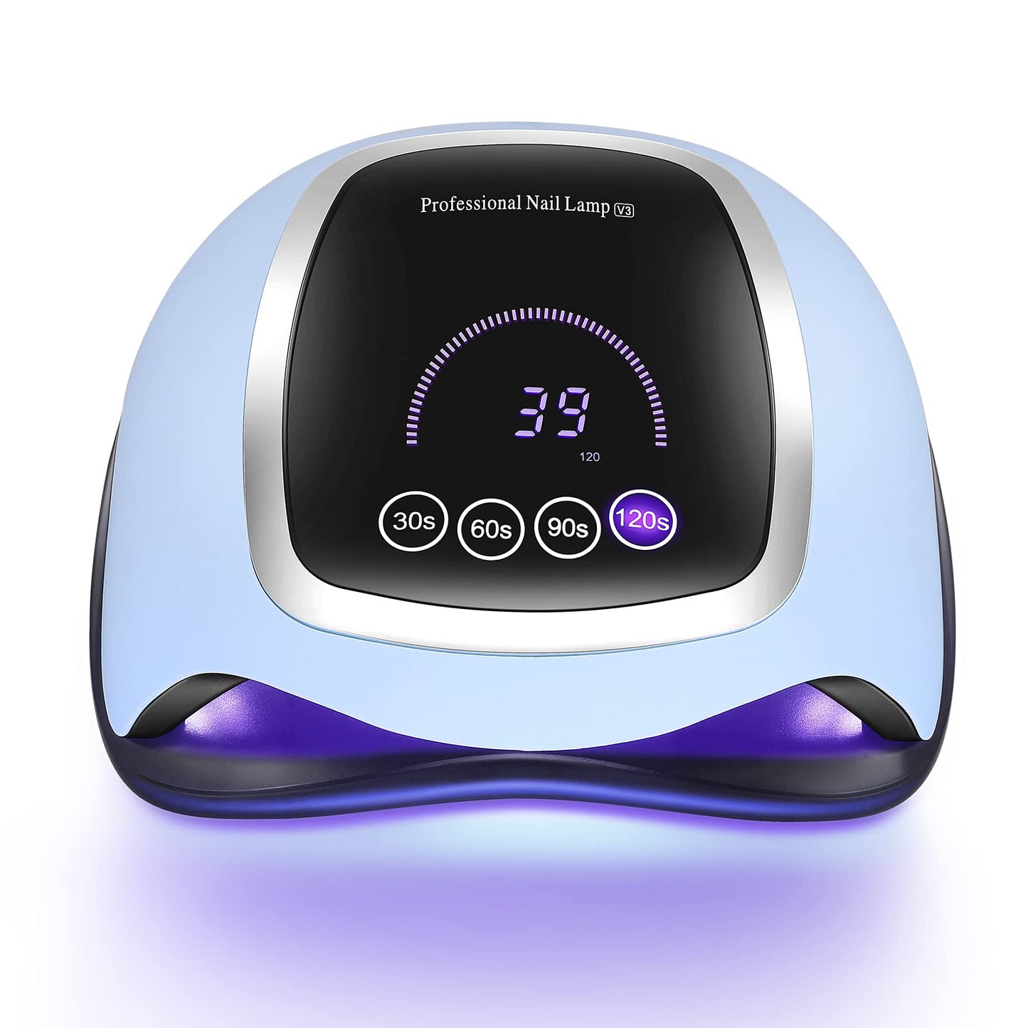 Winjoy UV LED Nail Lamp, Fast 168W UV Light for Nails Gel Polish with 42 Lamp Beads 4 Timer Settings Auto Sensor,Professional uv lamp for Gel Nails Home Salon Use(Blue)…