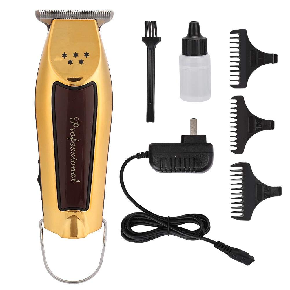 Professional Electric Hair Clipper Set, Hair Trimmer for Men Beard Nose Hair Cutting Shaving, Hairdressing Machine Tool for Beauty Salon Barber and Home Use(Gold)