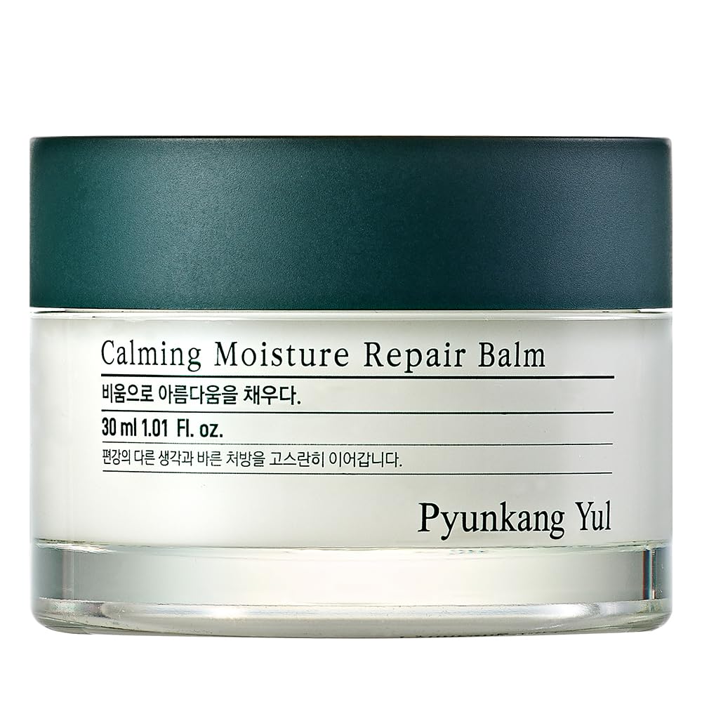 Pyunkang Yul Calming Face Intensive Repair Balm - Skin Care Peptides Moisturizing Balm Containing Hyaluronic Acid, Tea Tree, Shea Butter, Squalane, Cica, K Beauty Daily Face Moisturizer, 1.01 Fl Oz