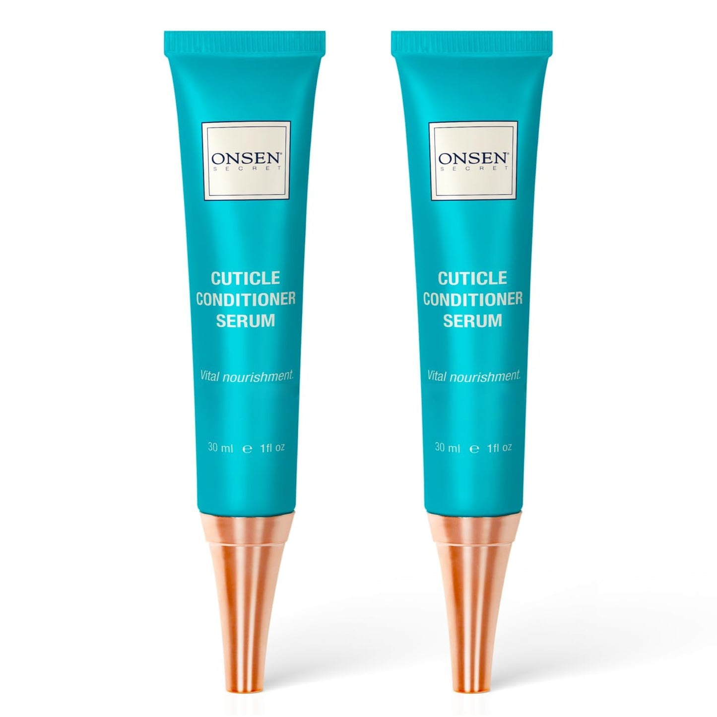 Onsen Cuticle Cream 2pk, Nail Cuticle Oil in Deep Action - Japanese Natural Healing Minerals Nail Care Serum & Butter, Soothe, Repair & Strengthen Cuticles & Nails, Visible Results, Non-Greasy- 2x30ml