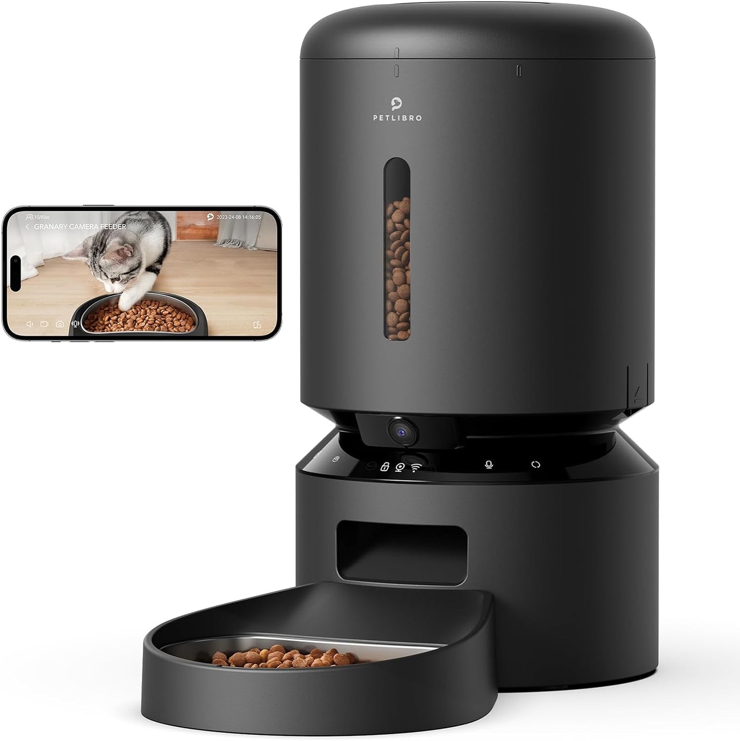 PETLIBRO Automatic Cat Feeder with Camera, 1080P HD Video with Night Vision
