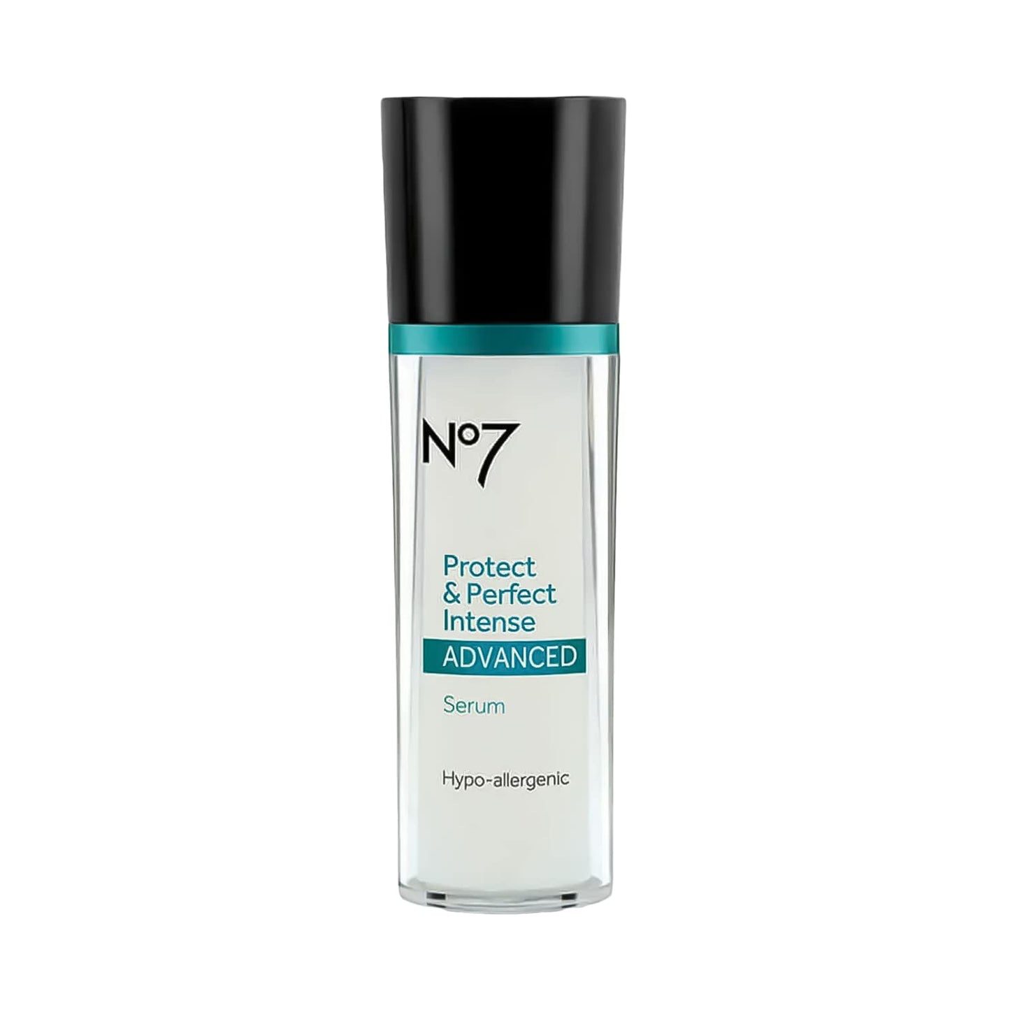No7 Protect & Perfect Intense Advanced Serum: Anti-Aging Face Serum for Wrinkle Reduction with Hyaluronic Acid + Hydration, 1oz