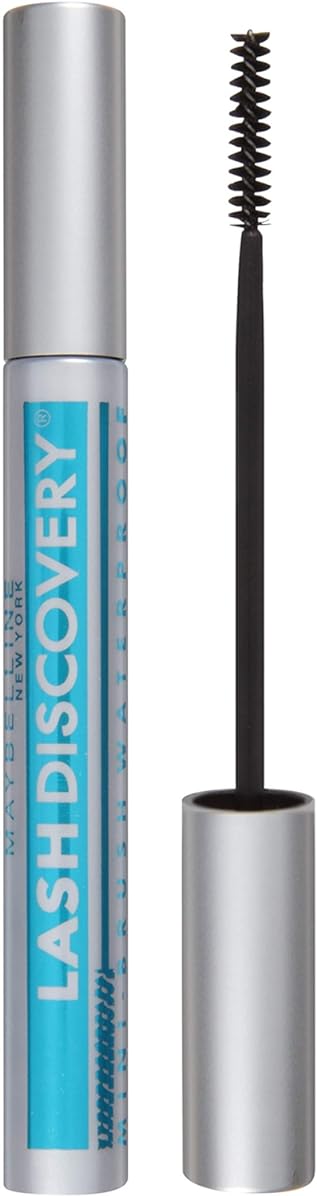 Maybelline New York Lash Discovery Mini-Brush Waterproof Mascara, Very Black, 0.16 fl. oz.