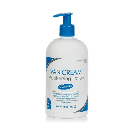Vanicream Moisturizing Lotion with Pump Dispenser - 16 fl oz (1 lb) Ð Formulated Without Common Irritants for Those with Sensitive Skin