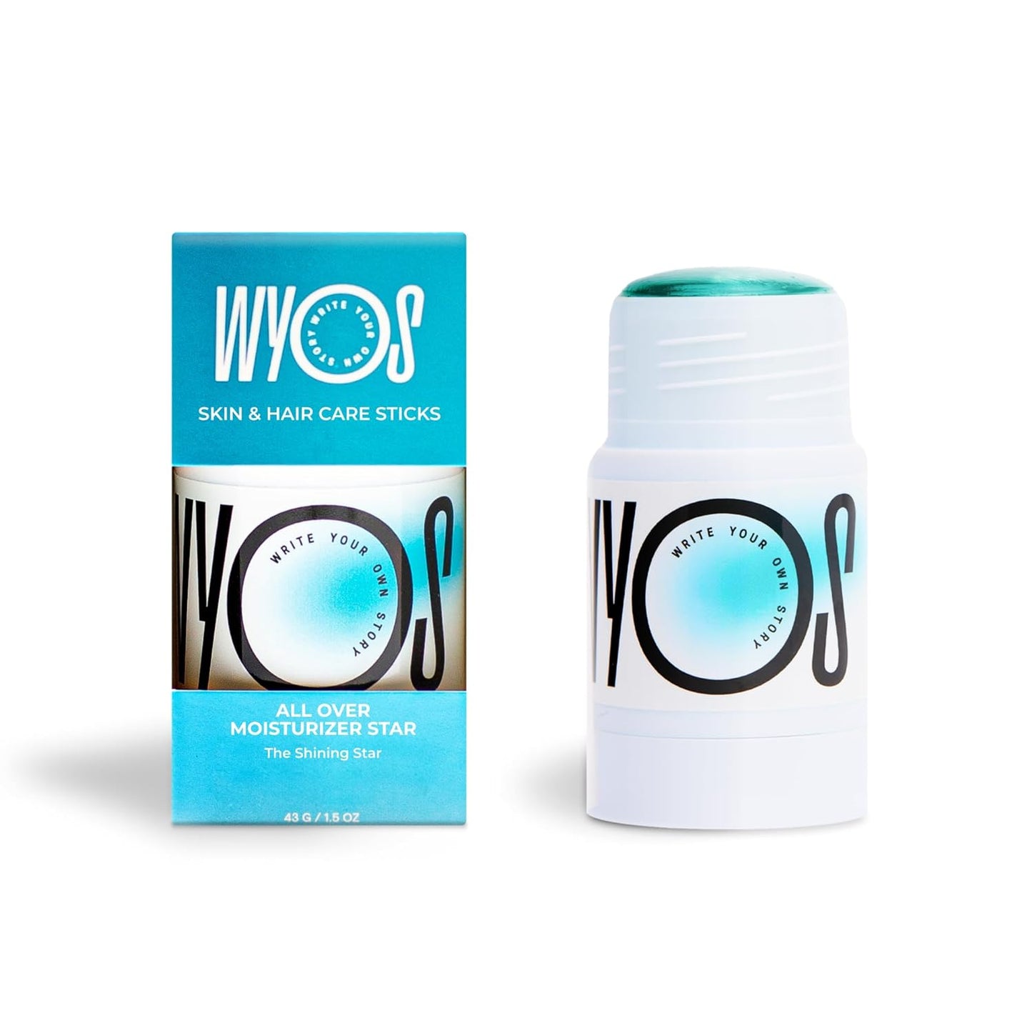 WYOS The Shining Star - All Over Moisturizer Stick - Oil Stick For Face - Oil For Face Glow I Made in Italy I NEW