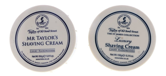 Taylor of Old Bond Street Shave Cream - 2 Pack Mr Taylor and St James 5.3 0z