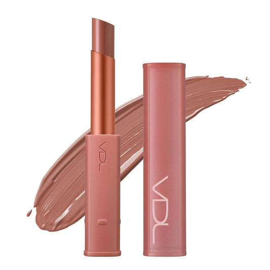 VDL Lip Stain Comfort Slip Lipstick 11, Dirty Vienna - Lightweight, Matte, Smooth Lipstick for Effortless Comfort. Vibrant and Long-Lasting Lip Color (0.09 oz) (Lunar New Year)
