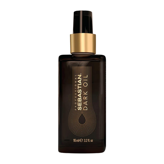 Sebastian Professional Dark Oil Lightweight Hair Oil, Infused With Jojoba & Argan Oil