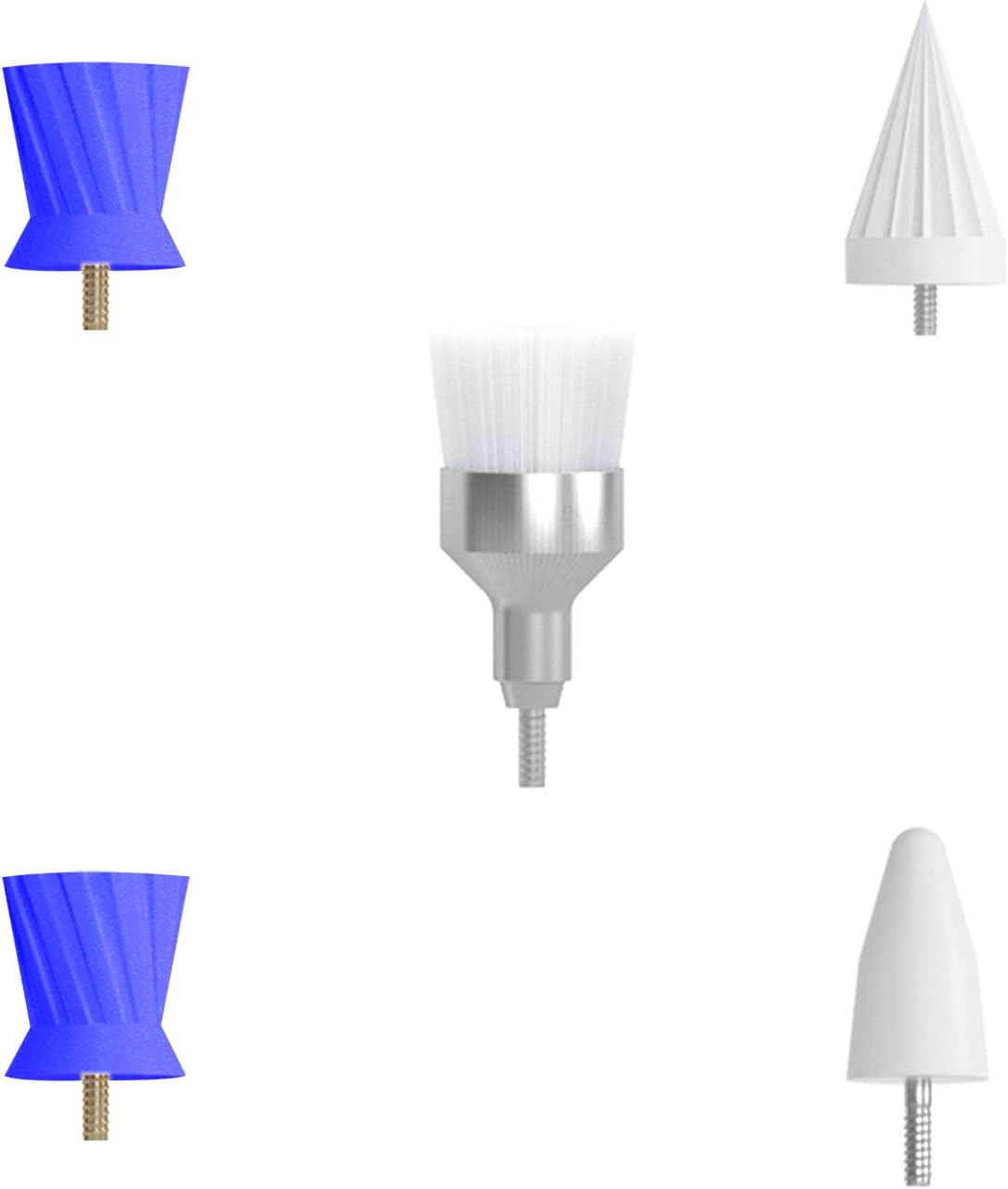 Tooth Polisher Replaceable Heads, 5 Original Replacement Heads for Smile-Aid Tooth Polisher, Compatible Many Models Tooth Polisher