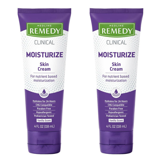 Medline Remedy Phytoplex Nourishing Skin Cream Moisturizer, 4 Fl. Oz (Pack of 2)