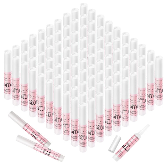 Makartt Super Strong Nail Glue for Acrylic Nails Press On Nails 100Pcs Professional Nail Adhesive Bond Nail Tips Glue for Stick On Nails Long Lasting Nail Glue for Fake Nail Broken Nails Repair 0.07oz