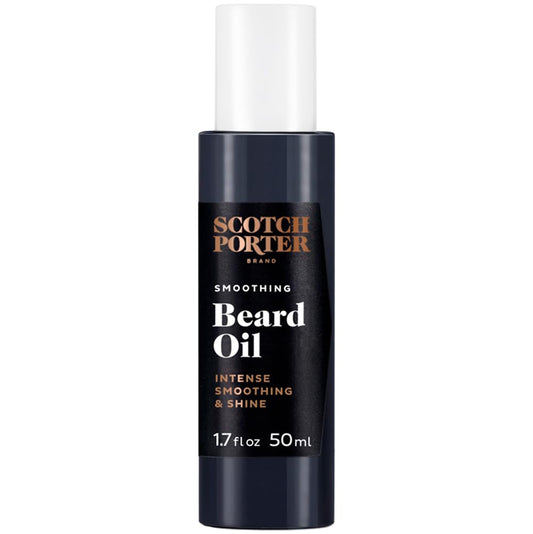 Scotch Porter Smoothing Beard Serum Ð Nourishing Beard Oil Seals in Moisture and Smooths Flyaways for a Frizz-Free, Healthier-Looking Beard with All-Day Shine Ð Original Scent, 1.7 oz. Bottle