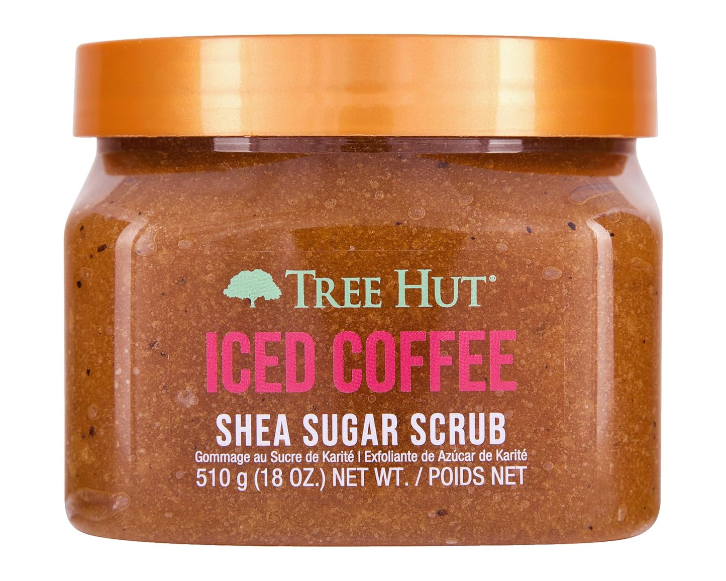 Tree Hut Iced Coffee Shea Sugar Exfoliating & Hydrating Body Scrub, 18 oz