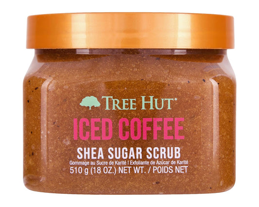 Tree Hut Iced Coffee Shea Sugar Exfoliating & Hydrating Body Scrub, 18 oz