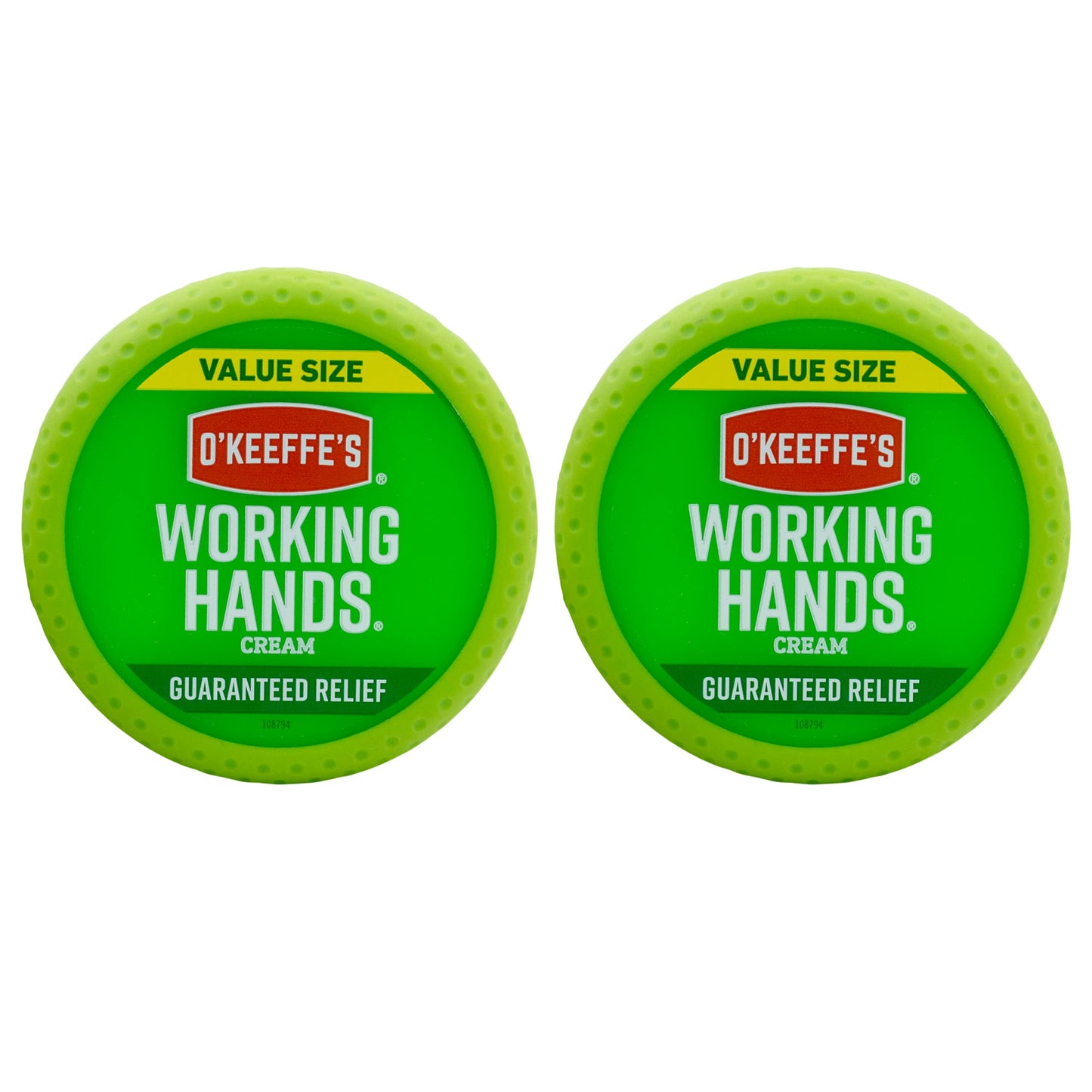 O'Keeffe's Working Hands Hand Cream Value Size, 6.8 oz., Jar (Pack of 2)