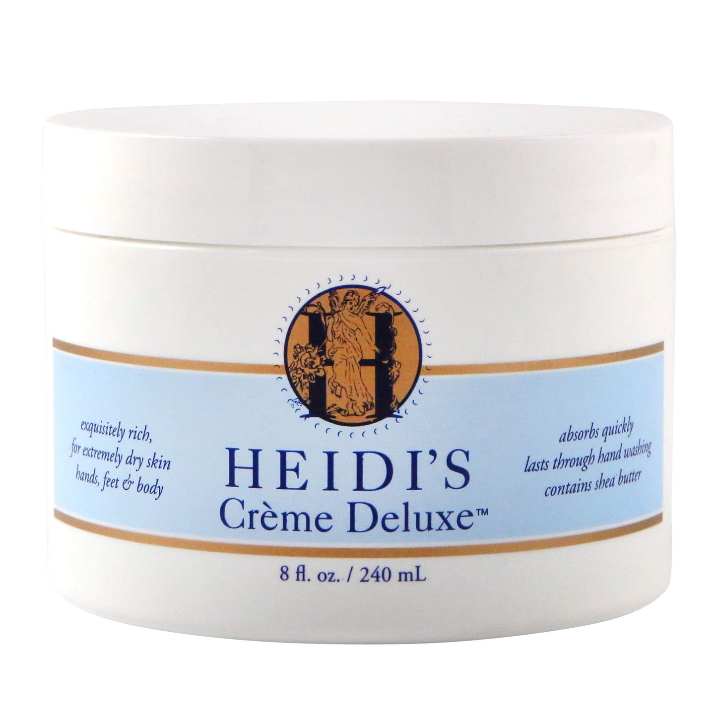 HEIDI'S Creme Deluxe Anti Wrinkle Hand Treatment Creme, 8 Ounce