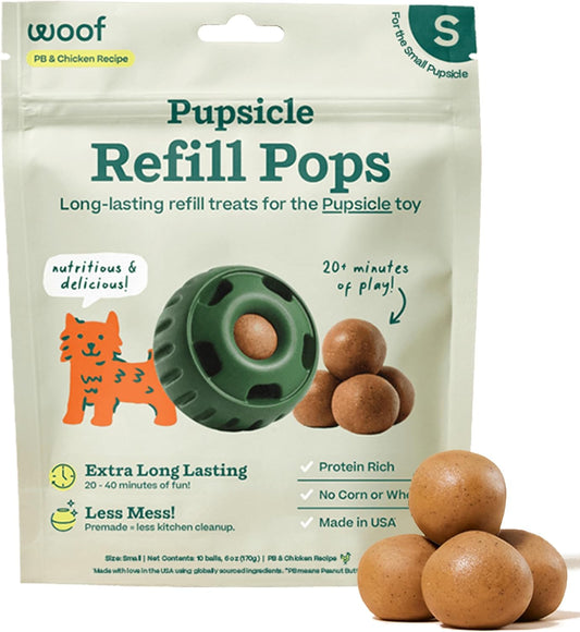 WOOF Chicken & Peanut Butter Refill Pops
