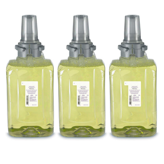 Gojo PROVON Citrus Ginger Foam Hand & Showerwash, EcoLogo Certified, 1250 mL Hand and Shower Soap Refill for PROVON ADX-12 Push-Style Dispenser (Pack of 3) - 8824-03
