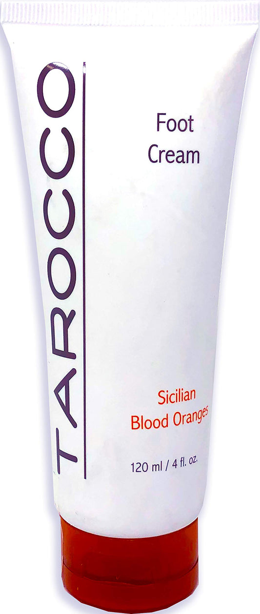 Baronessa Cali Tarocco Sicilian Blood Orange Foot Cream - Refreshing and Moisturizing - 4 Ounce