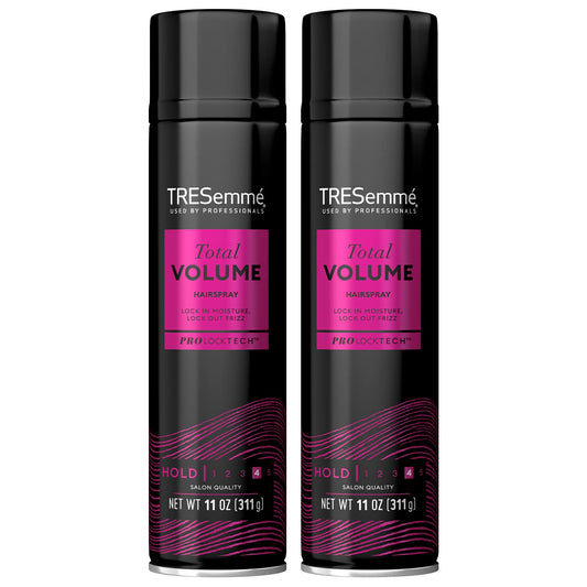 TRESemmŽ Total Volume Hair Spray, Lightweight with Collagen & Vitamin B5, Hold without Stiffness, Frizz Control, 2 pk Ð 11 Fl Oz Ea