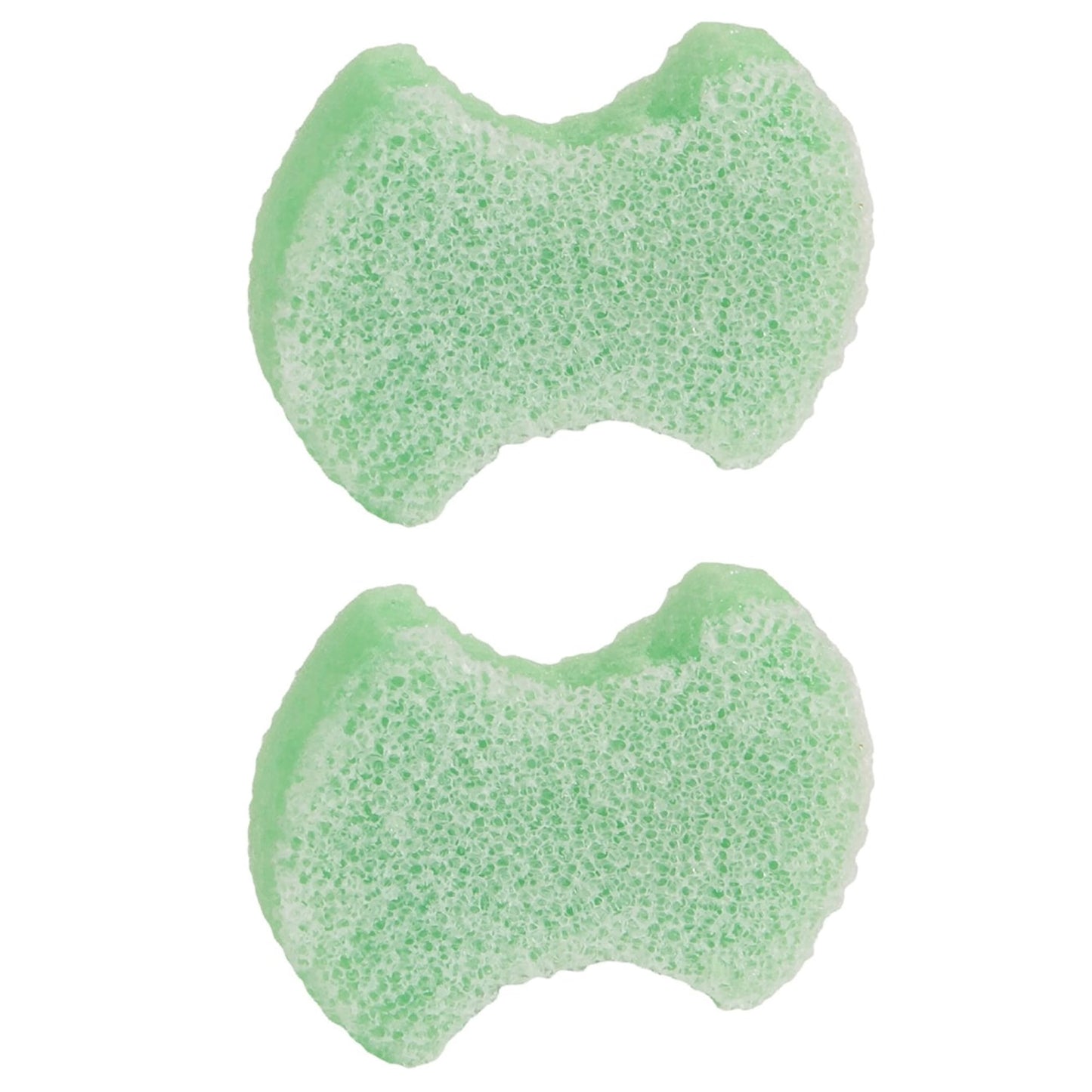 Spongeables Pedi-Scrub Two 2 oz. Foot Buffer with Citron-Eucalyptus Aromatherapy 40+ Washes - 1 TwinPack