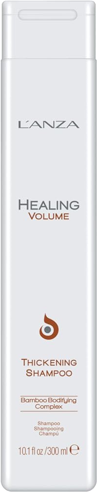 L'ANZA Healing Volume Thickening Shampoo, Boosts Shine, Volume, and Thickness for Fine and Flat Hair, Rich with Bamboo Bodifying Complex and Keratin (10.1 Fl Oz)