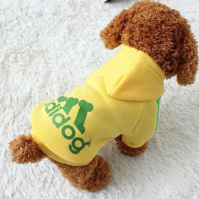 Dog Hoodies Yellow XL 3-4.5kg