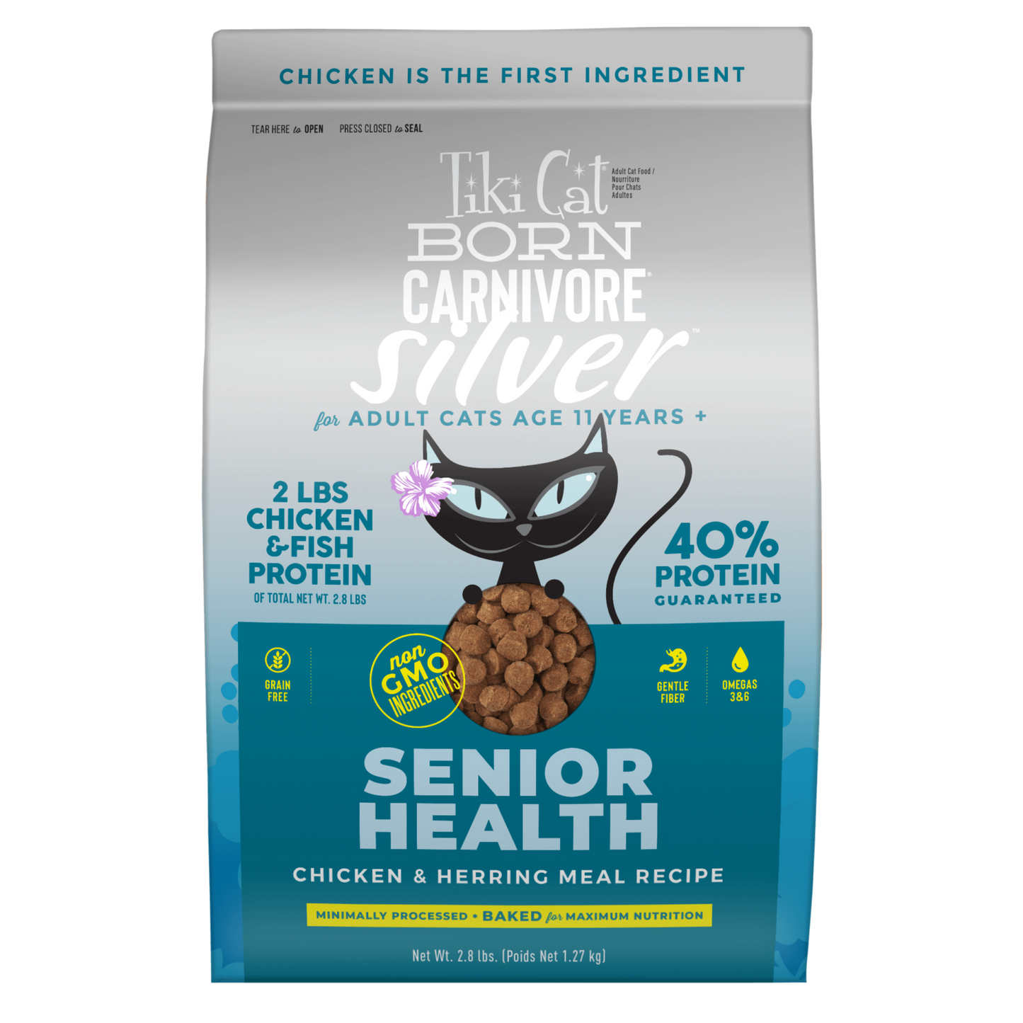 Tiki Cat Born Carnivore Senior Health Kibble