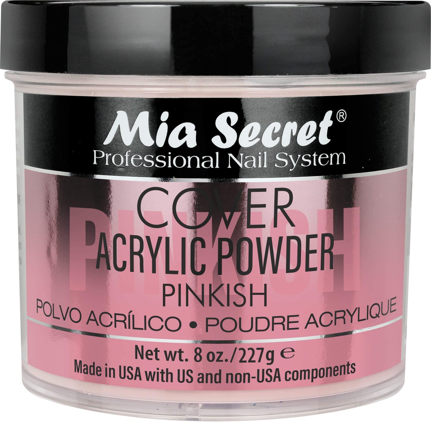 Mia Secret COVER PINKISH Acrylic Powder (8oz)