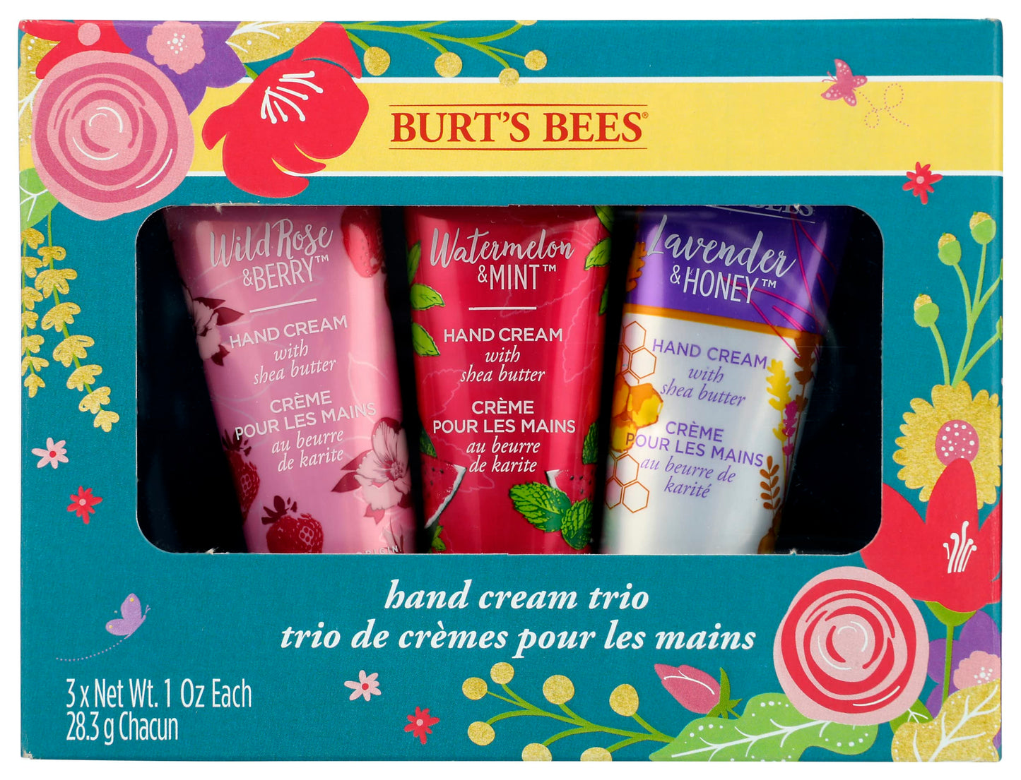 Burts Bees Hand Cream Trio Gift Set, 3 CT