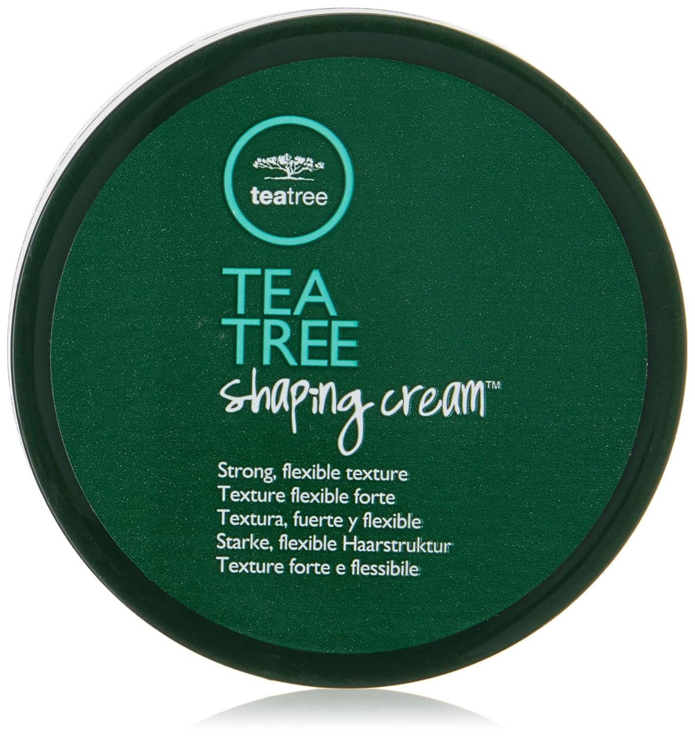 Tea Tree Shaping Cream, Hair Styling Cream, Long-Lasting Hold, Matte Finish, For All Hair Types