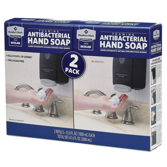 Member's Mark Commercial Foaming Antibacterial Hand Soap (2 Pack)