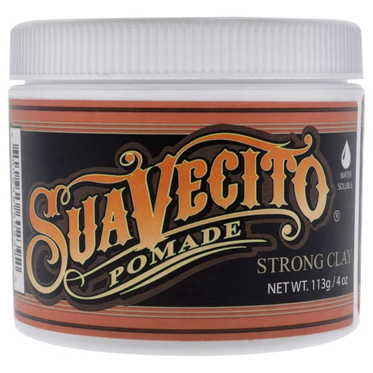 Suavecito Pomade Firme Clay - Strong Hold Hair Clay For Men - Low Shine Matte Hair Clay Pomade For Natural Texture Hairstyles